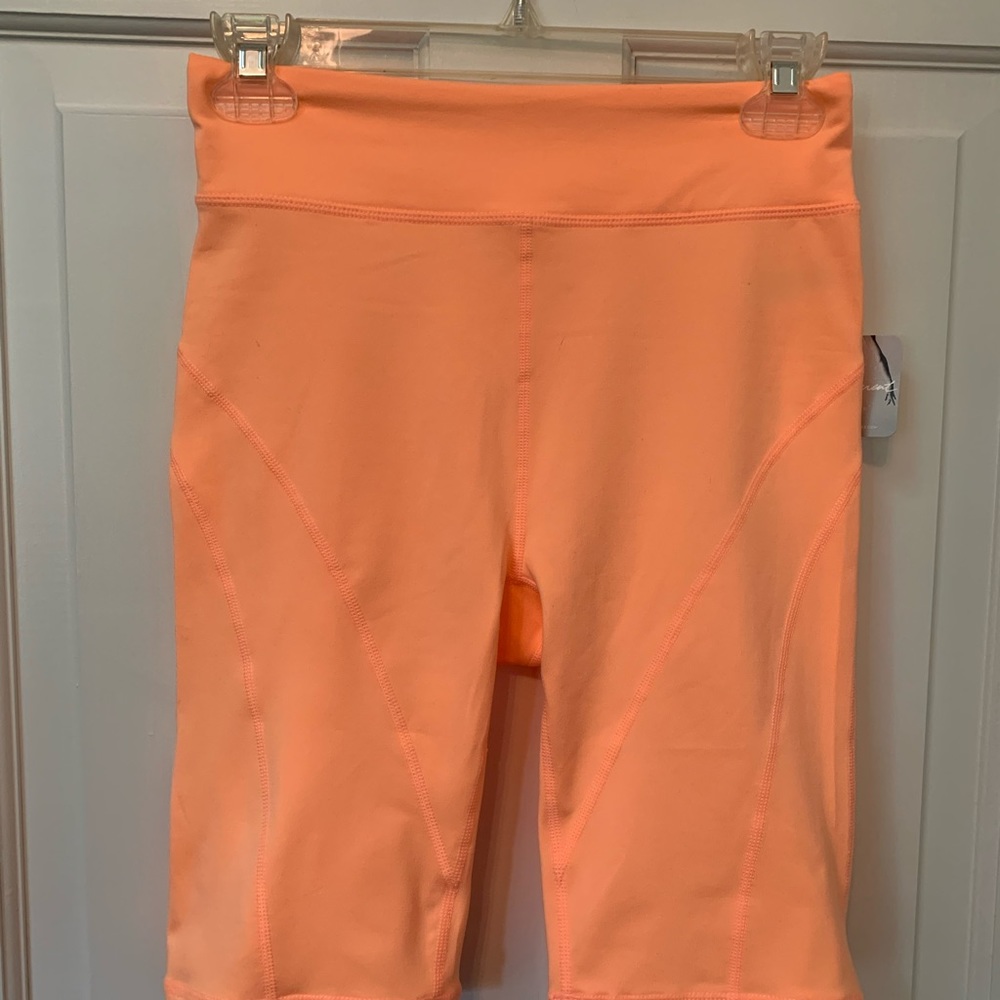 Free People Peach Horizon Capri Yoga Pants